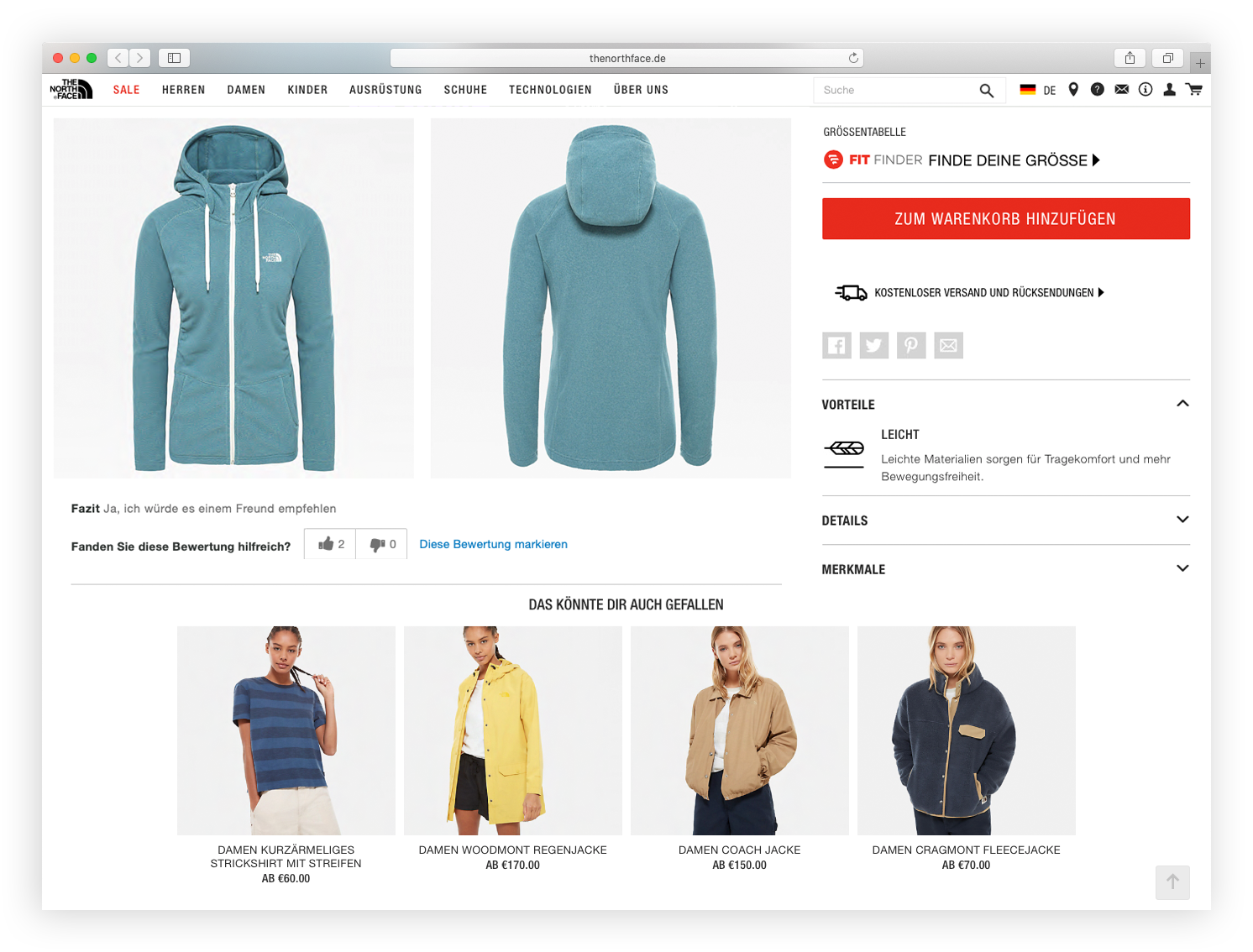 Northface-gleiche-produktempfehlungen-jacke-hellblau
