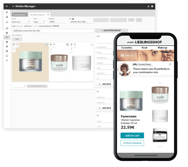 8select similar products recommendations