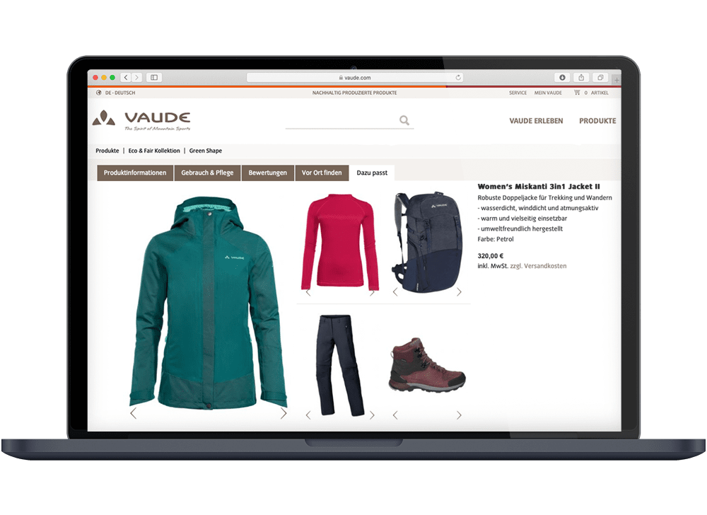 8select VAUDE Product Set